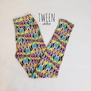 NWT LulaRoe Disney Minnie Mouse Leggings Size Tween